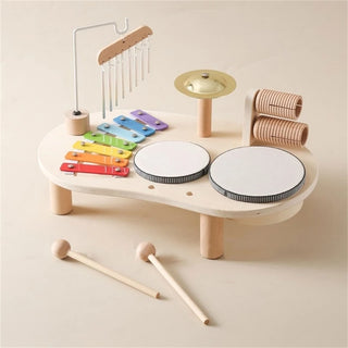 Kids Wooden Drum Set