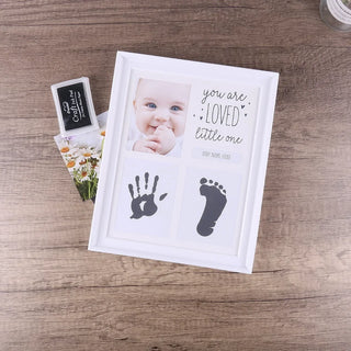 Newborn Handprint and Footprint Photo Frame