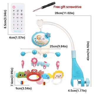 Baby Crib Mobile With Musical Projector