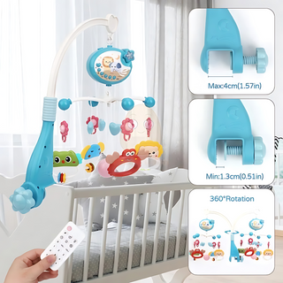 Baby Crib Mobile With Musical Projector